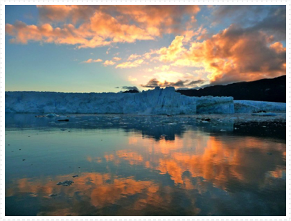 Sunrise, Pius XI Glacier