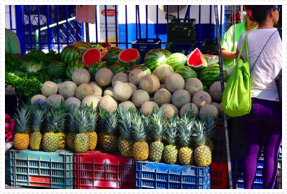 Market in a San Jose suburb