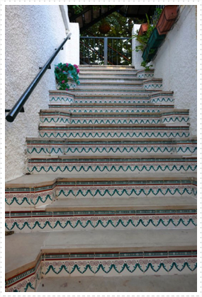 Tiled Stairs