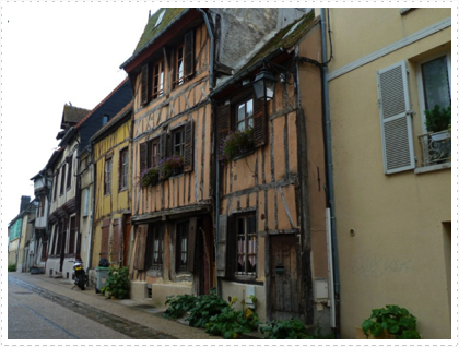 Half-timbered Buildings in Vernon