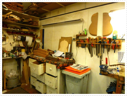 Custom guitar workshop