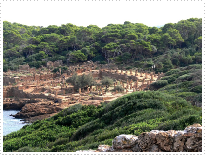 Roman ruins in Tipasa, Algeria