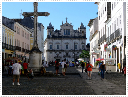 Plaza in Salvador, Brazil