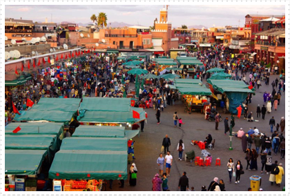 Jamaa El Fnaa, Marrakech Square and Market
